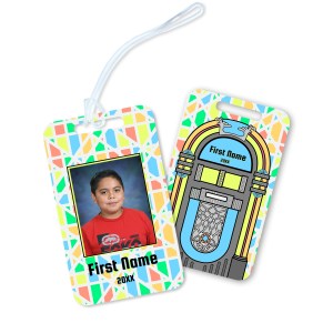 Challenge Accepted Metal Bag Tag