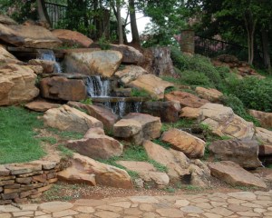 spring 2014_rock waterfall