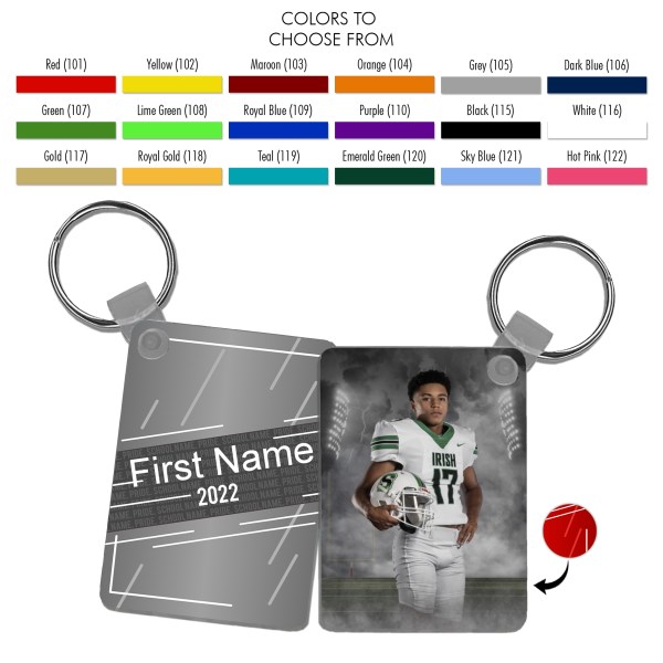 School Pride Series Metal Keychain - Ark-La-Tex Color Lab, Inc.