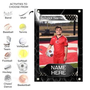 2x3 Honeycomb Sports Banner