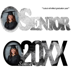 Senior Magnets Gray Splatter
