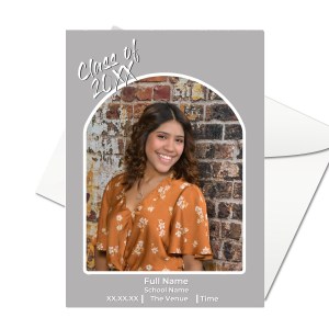 1- Grey Arch 5x7 Announcement