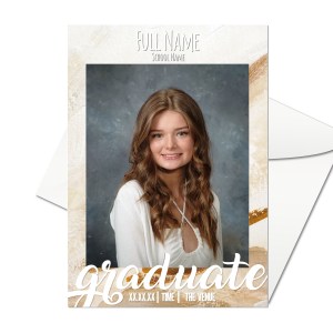 1- Abstract Gold 5x7 Announcement