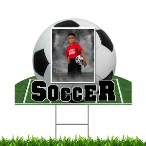 18x24 Soccer Cutout Yard Sign