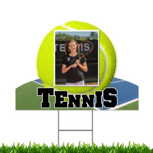 18x24 Tennis Cutout Yard Sign